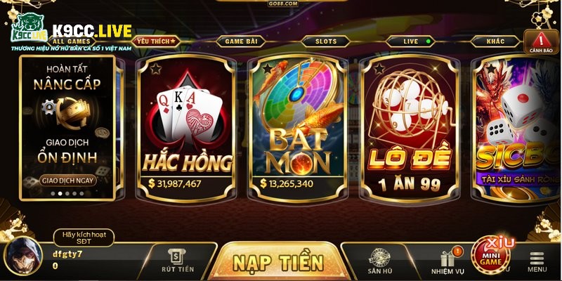 Khám phá kho game giải trí hấp dẫn tại Go88